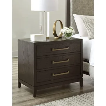 Ashley Burkhaus Mid-Century Modern Nightstand with USB Ports