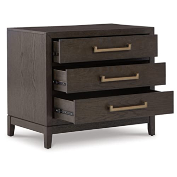 Ashley Burkhaus Mid-Century Modern Nightstand with USB Ports