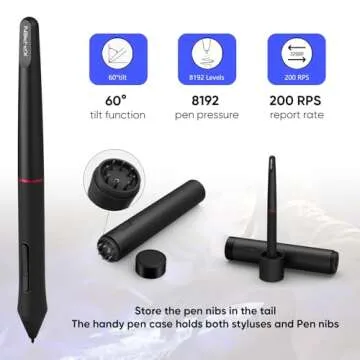 XPPen Artist 24 Pro 2.5K QHD Drawing Tablet with Screen,16.7M Colors Graphics Tablet with 8192 Pen Pressure Battery-Free Tilt Stylus & 20 Shortcut Keys for Windows, Mac, Chrome, Linux, 23.8"