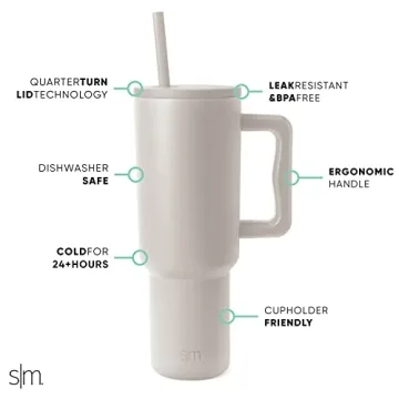 Simple Modern 40 oz Tumbler with Straw & Handle