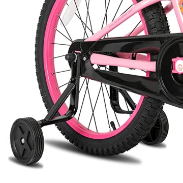 JOYSTAR 20 Inch Girls Bike Training Wheels Ages 6-12
