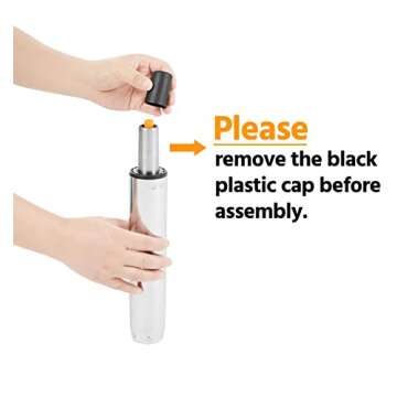 Ergonomic Yaheetech Armless Task Office Chair with Wheels