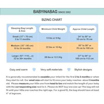 BABYINABAG Summer Model Baby Sleeping Bag and Sack, Plush Minky Dot, 1.25 Togs, for Infants and Toddlers (Large (22 mos - 3T))