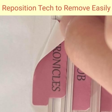 Large Print Repositionable Bible Tabs for Easy Navigation