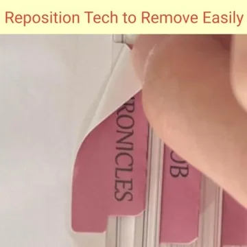 Large Print Repositionable Bible Tabs for Easy Navigation