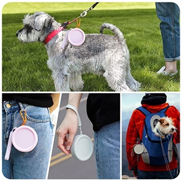 WALLFID Small Silicone Dog Treat Pouch - Portable and Stylish