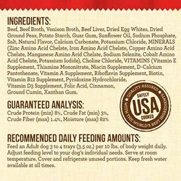 Merrick Lil’ Plates Premium Grain Free Natural Wet Dog Food For Small Dogs, Soft Teeny Texas Steak Tips Recipe - (Pack of 12) 3.5 oz. Tubs