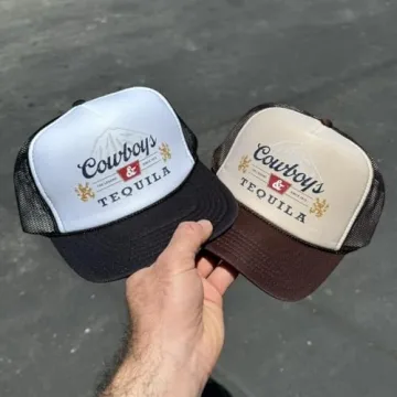 Cowboys and Tequila Trucker Hat for Men & Women