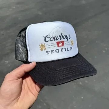 Cowboys and Tequila Trucker Hat for Men & Women