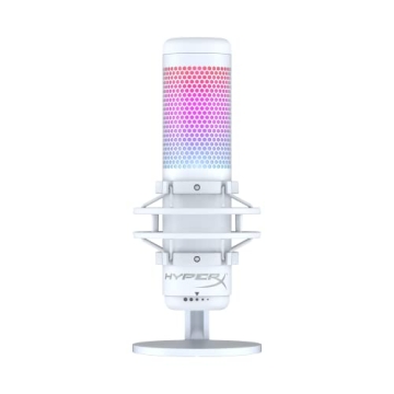 HyperX QuadCast S RGB USB Condenser Microphone - Ideal for Gaming, Streaming, and Podcasters