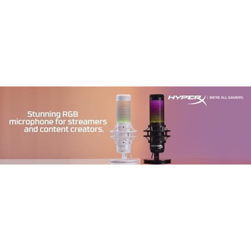 HyperX QuadCast S RGB USB Microphone for Gaming and Streaming