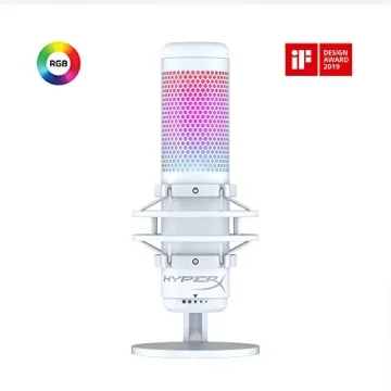 HyperX QuadCast S RGB USB Microphone for Gaming and Streaming