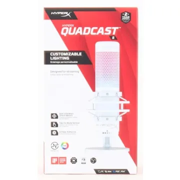HyperX QuadCast S RGB USB Microphone for Gaming and Streaming