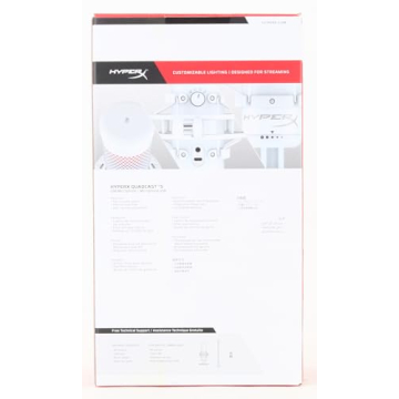 HyperX QuadCast S RGB USB Microphone for Gaming and Streaming