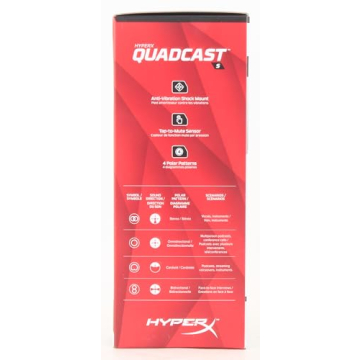 HyperX QuadCast S RGB USB Microphone for Gaming and Streaming