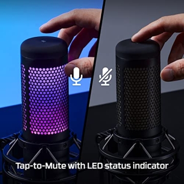 HyperX QuadCast S RGB USB Microphone for Gaming and Streaming