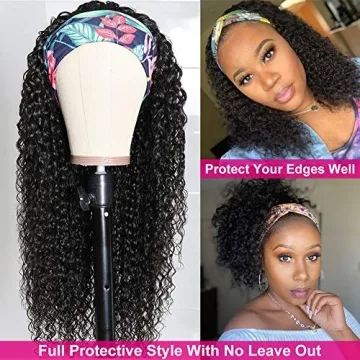 Eooma Curly Headband Wig for Effortless Style