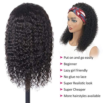 Eooma Curly Headband Wig for Effortless Style