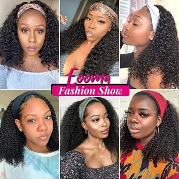 Eooma Curly Headband Wig for Effortless Style