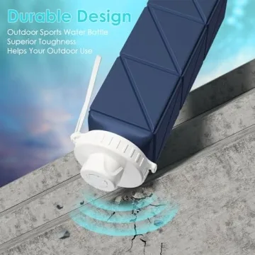 Popdigito Collapsible Water Bottles Leakproof BPA-Free 610ml