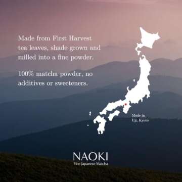 Naoki Matcha Superior Ceremonial Blend – Authentic Japanese First Harvest Ceremonial Grade Matcha Green Tea Powder from Uji, Kyoto (50g / 1.75oz)