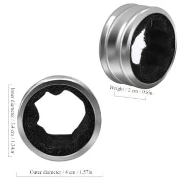 Kitwinney Stainless Steel Wine Bottle Collars, Classy Wine Collar Drip Rings, 4 Pack Simple and Dura...