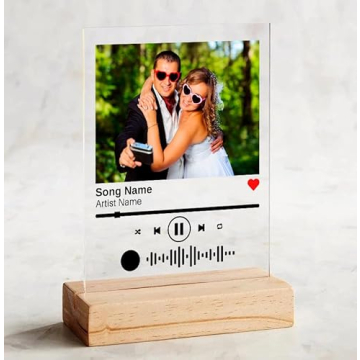 NEXT DAY SHIPPING Personalized Music Plaque - Unique Gift for Couples