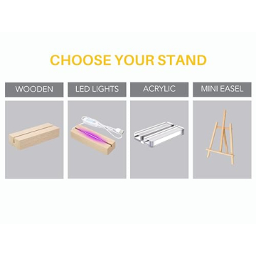 Personalized Music Plaque with LED Light Stand