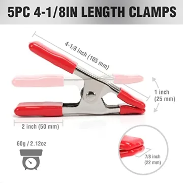 WORKPRO 20-Piece Steel Spring Clamp Set for DIY Projects