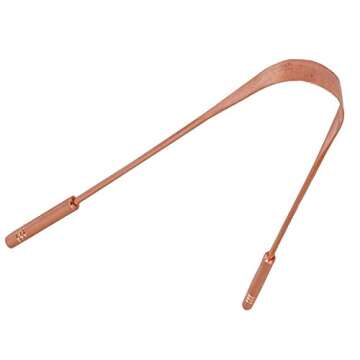 100% Pure Copper Tongue Scraper | Best Remedy for Bad Breath
