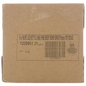 Kettle & Fire Beef Bone Broth - 100% Grass-Fed Quality