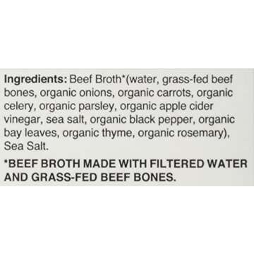Kettle & Fire Beef Bone Broth - 100% Grass-Fed Quality