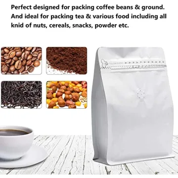 High Barrier Foil Coffee Pouches - 50 Count Freshness Bags