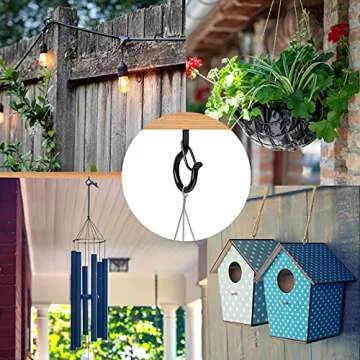 48 PCS Q-Hanger Hooks for String Lights & Outdoor Use