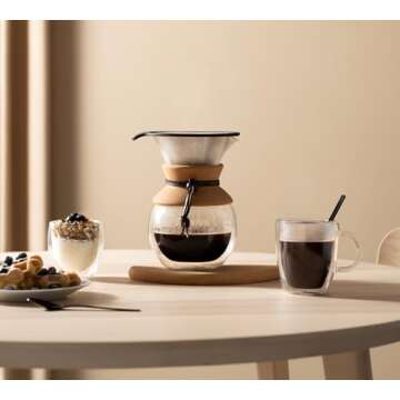Bodum Pour Over Coffee Maker - Stylish and Eco-Friendly Choice