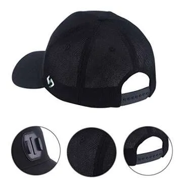 Smatree Baseball Hat Mount for G*pro Cameras - Wool Cap