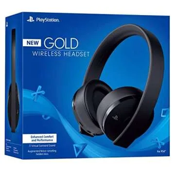 Sony PlayStation Gold Wireless Headset 7.1 Surround Sound