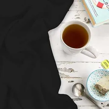 Spasilk Satin Pillowcase, Satin Pillowcase for Hair and Face, King Sized, Black