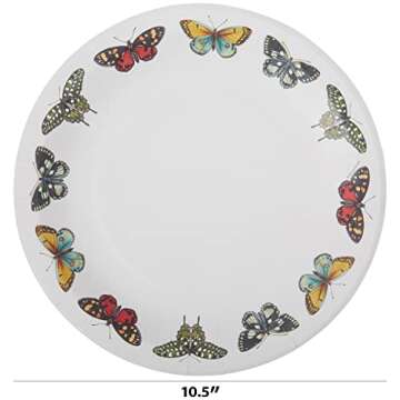 C.R. Gibson Portmeirion 10.5" Disposable Dinner Plates Set