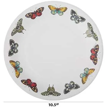 C.R. Gibson Portmeirion 10.5" Disposable Dinner Plates Set