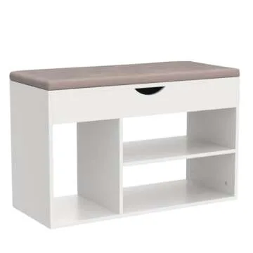 Apicizon Storage Bench for Stylish Shoe Organization