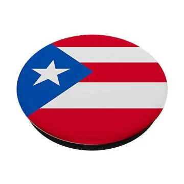 Puerto Rico National Flag Island San Juan Boricua PopSockets Swappable PopGrip