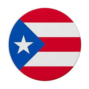 Puerto Rico National Flag Island San Juan Boricua PopSockets Swappable PopGrip