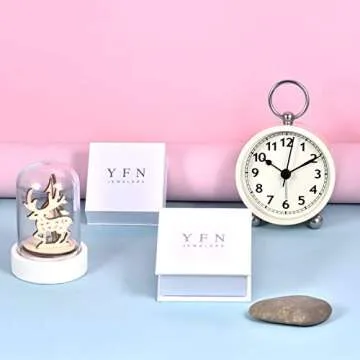 YFN Jewelry 925 Sterling Silver Simple Double Horse Stirrup Lariat Necklace Gift Birthday Day Jewelry 18" for Mom Women Wife