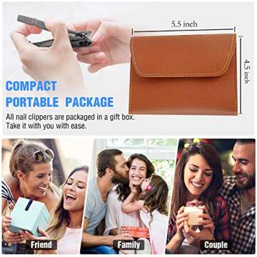 Manicure Set - 16Pcs Nail Clipper Kit for Men, Women