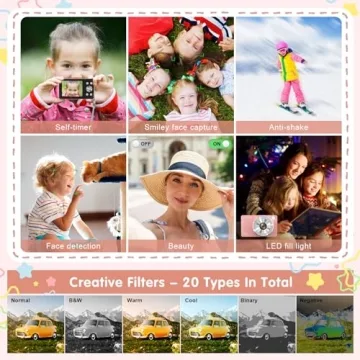 Compact 4K FHD VITALUXE Digital Camera for Kids