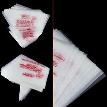 DLOnline Disposable Piping Bags - 200 Pack for Cake & Cookie Decorating
