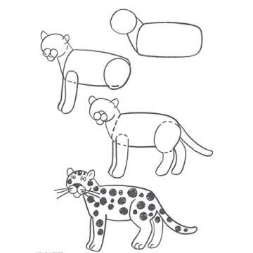 How to Draw Animals: Easy Step-by-Step Drawings! (Dover How to Draw)