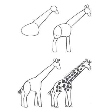 How to Draw Animals: Easy Step-by-Step Drawings! (Dover How to Draw)