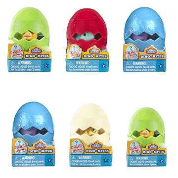 Dino Ranch 6 Bundle Pack Dino-Mite Blinds - Six 2.5” Egg Collectible Blind Dino-Mite Figures - Toy...